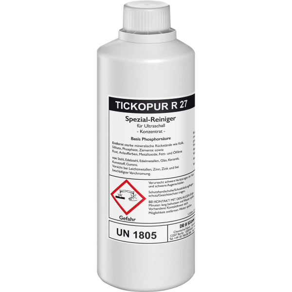Tickopur R 27 Spezialreiniger für Verbundteile sowie Leichtmetall