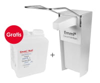 Emmi-Nail Desinfektionsspender Aluminium 1000ml + Desinfektionsmittel 2500ml